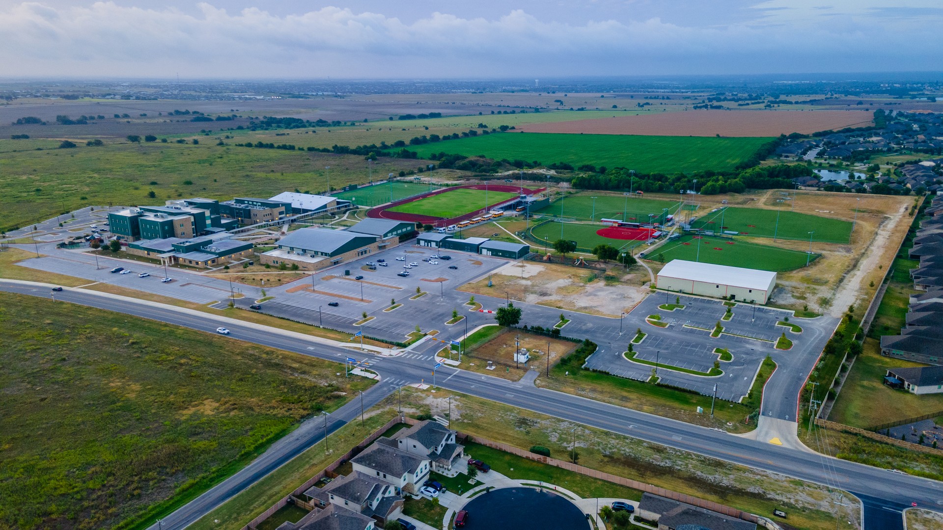 Gateway Park Arial Drone Shot