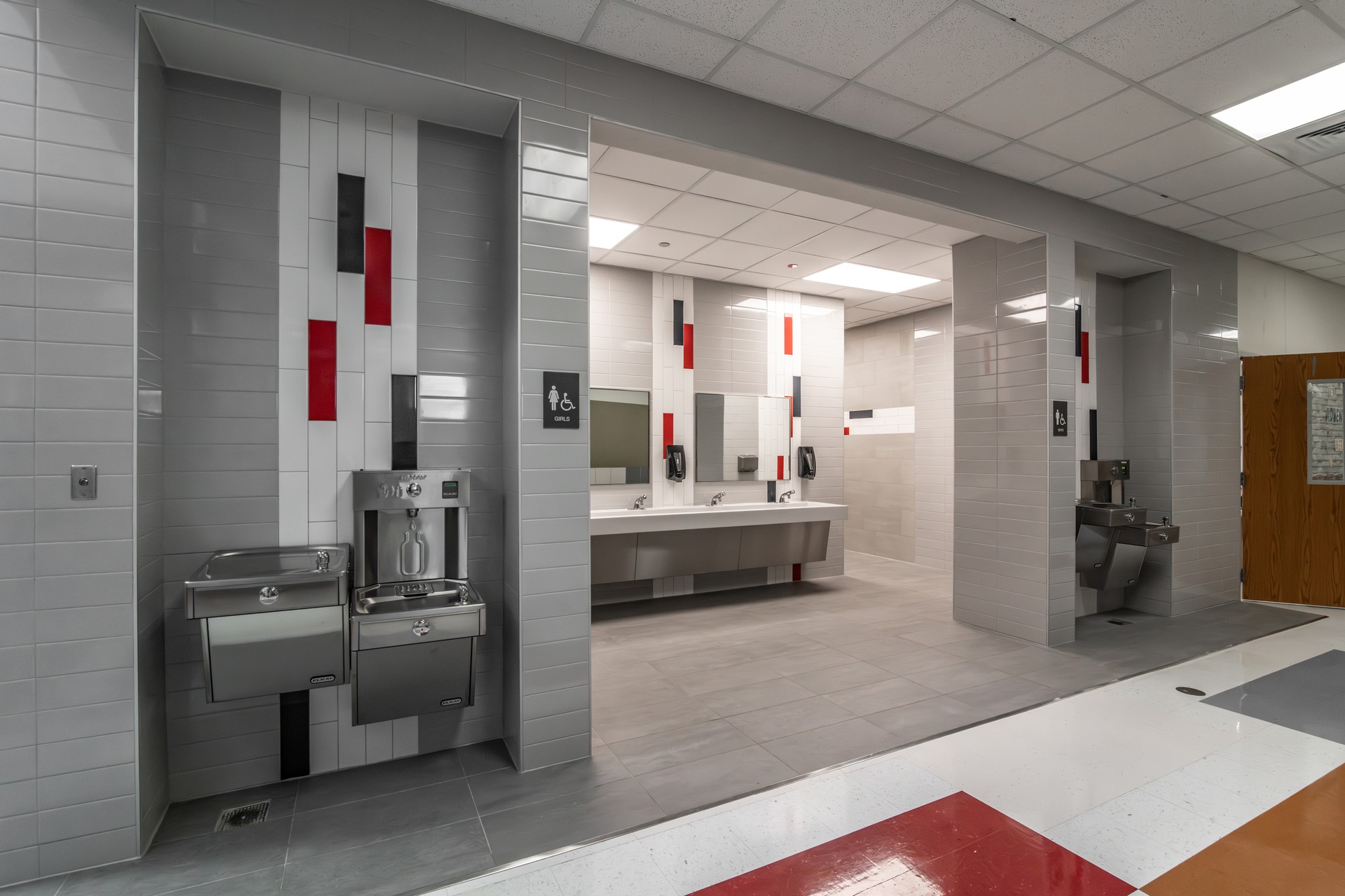 Riojas Modern School Bathroom